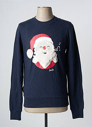Sweat-shirt bleu JACK & JONES homme