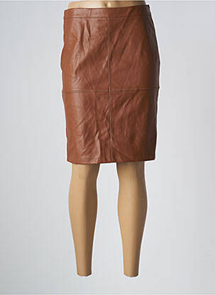 Jupe mi-longue marron VILA femme
