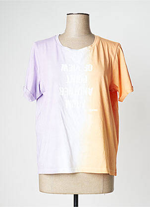 T-shirt orange CEMI femme