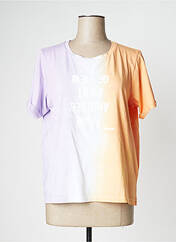 T-shirt orange CEMI pour femme seconde vue