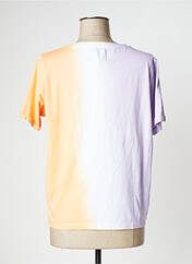 T-shirt orange CEMI pour femme seconde vue