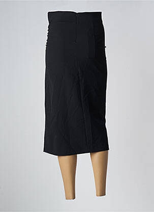 Jupe mi-longue noir ASTRID BLACK LABEL femme