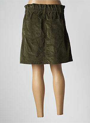 Jupe mi-longue vert NOISY MAY femme