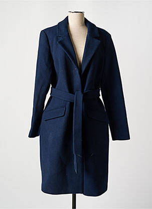 Manteau long bleu VILA pour femme