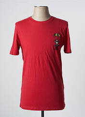 T-shirt rouge JACK & JONES pour homme seconde vue