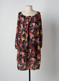 Robe mi-longue noir HAILYS femme