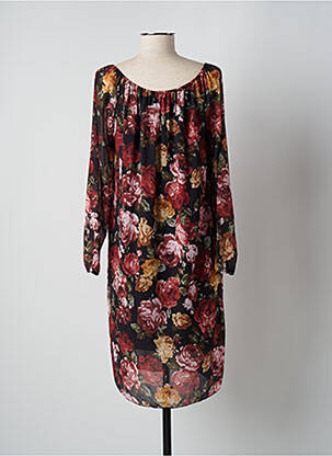 Robe mi-longue noir HAILYS femme