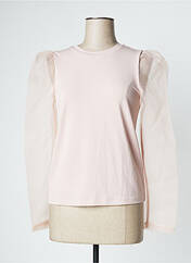 T-shirt rose VERO MODA pour femme seconde vue