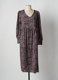 Robe mi-longue noir JACQUELINE DE YONG femme