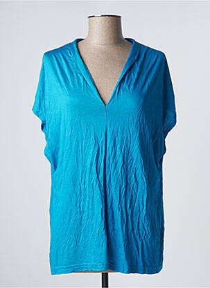 T-shirt bleu ASTRID BLACK LABEL pour femme