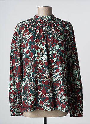 Blouse vert DEUX. BY ELINE DE MUNCK femme