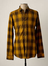 Chemise manches longues jaune ONLY&SONS homme