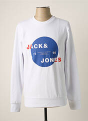 Sweat-shirt blanc JACK & JONES pour homme seconde vue