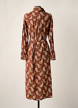 Robe longue marron VILA femme