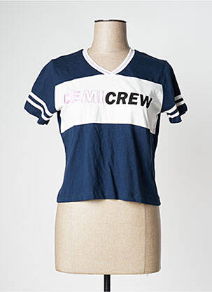 T-shirt bleu CEMI femme