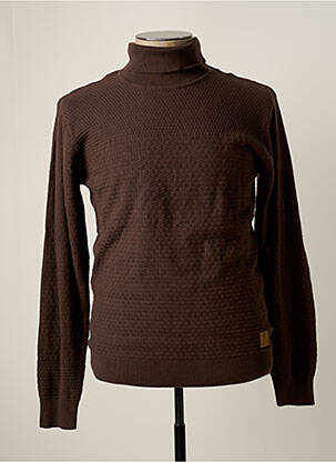 Pull marron BRUCE & BUTLER  homme