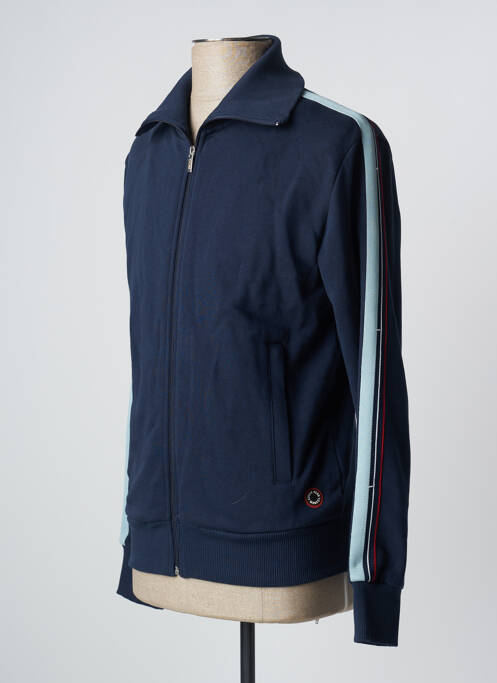 Gilet manches longues bleu CYCLO CLUB MARCEL  pour homme