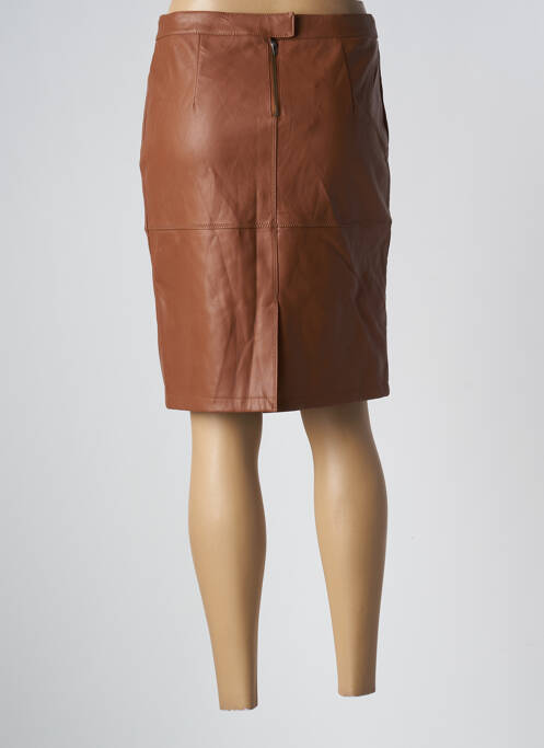 Jupe mi-longue marron VILA pour femme