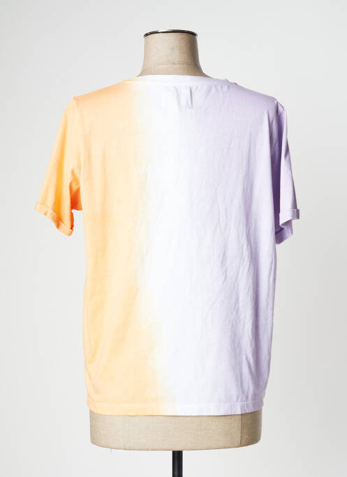 T-shirt orange CEMI pour femme