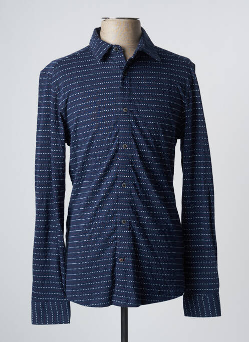 Chemise manches longues bleu ONLY&SONS pour homme