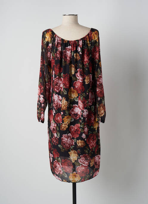 Robe mi-longue noir HAILYS pour femme