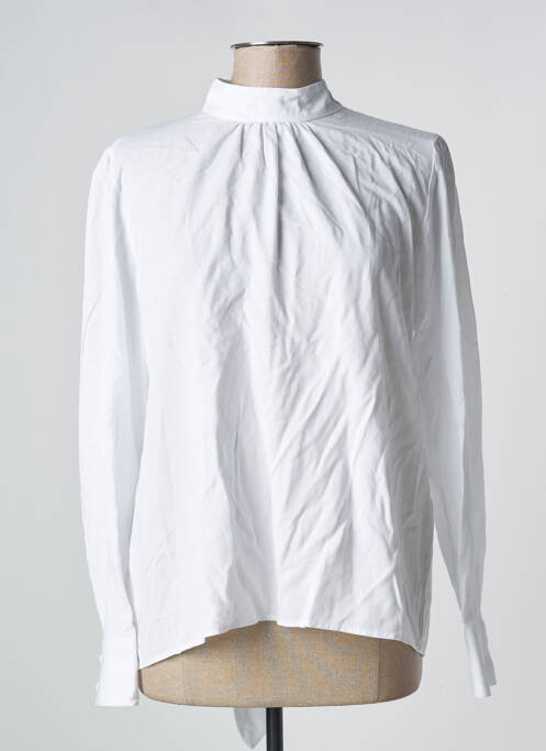 Blouse blanc DEUX. BY ELINE DE MUNCK pour femme