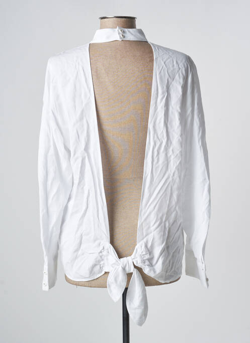 Blouse blanc DEUX. BY ELINE DE MUNCK pour femme