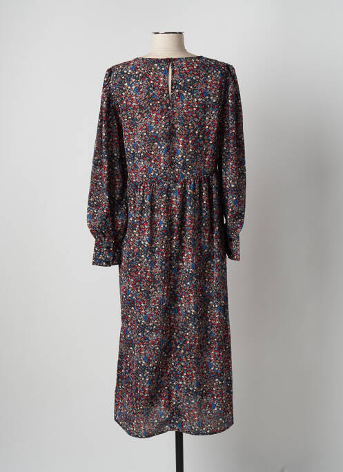 Robe mi-longue noir JACQUELINE DE YONG pour femme