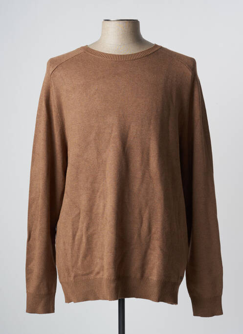 Pull marron TOM TAILOR pour homme