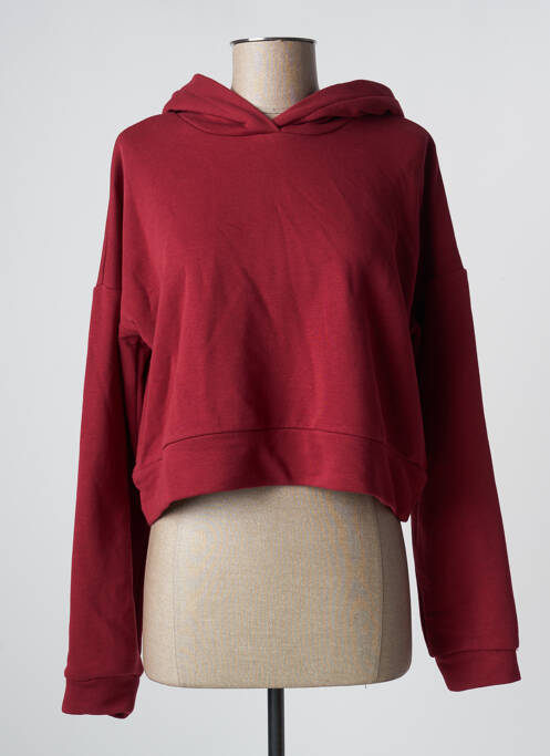 Sweat-shirt à capuche rouge NOISY MAY pour femme