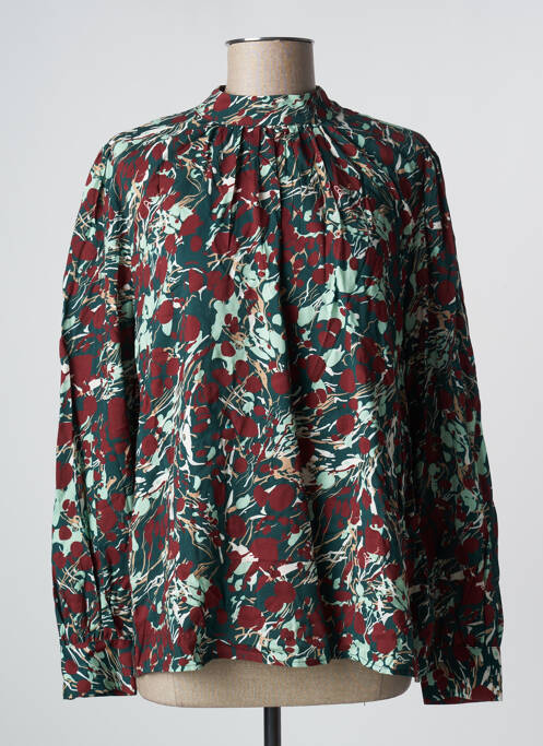 Blouse vert DEUX. BY ELINE DE MUNCK pour femme