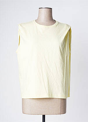 T-shirt jaune MANGO pour femme