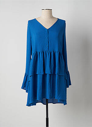 Robe courte bleu VERO MODA pour femme