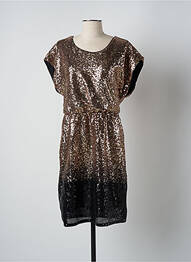 Robe mi-longue jaune VILA femme
