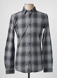 Chemise manches longues gris ONLY&SONS homme