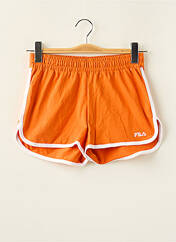 Short orange FILA pour femme seconde vue