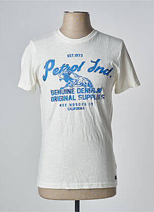 T-shirt blanc PETROL INDUSTRIES pour homme