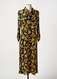 Robe mi-longue jaune VERO MODA femme