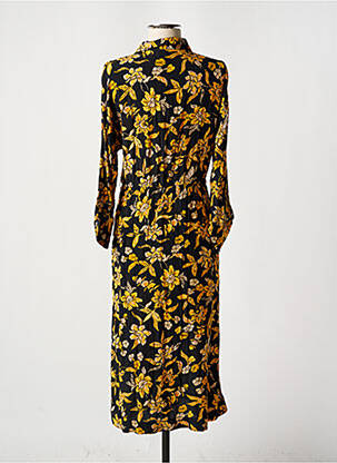 Robe mi-longue jaune VERO MODA femme