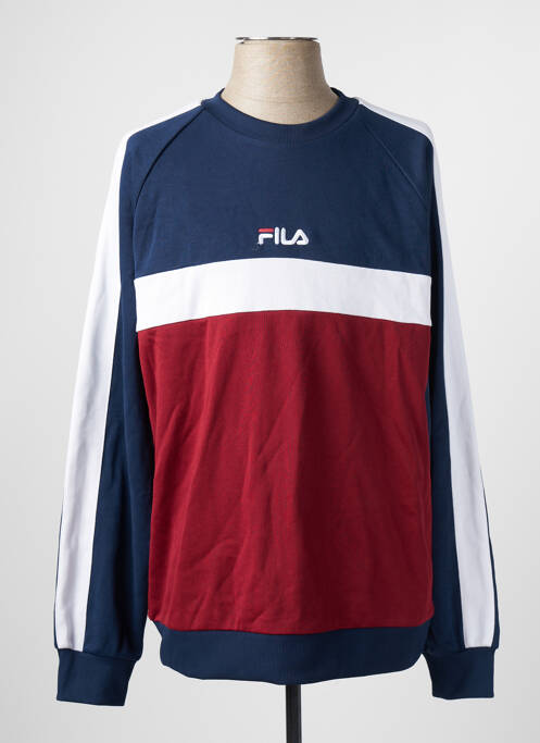 Sweat-shirt bleu FILA pour homme