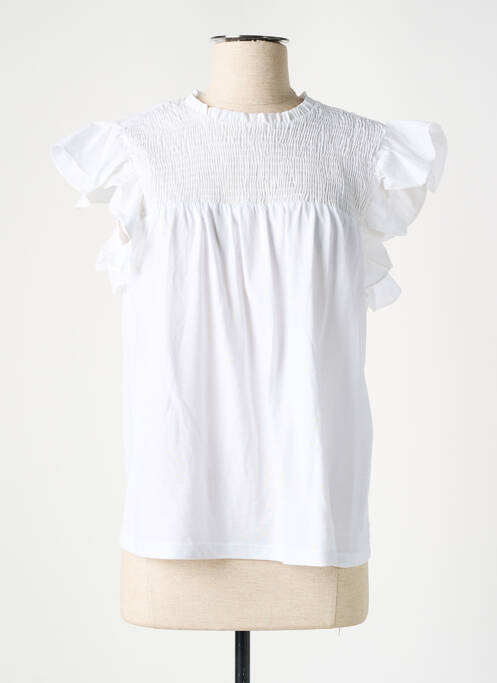 Blouse blanc MANGO pour femme