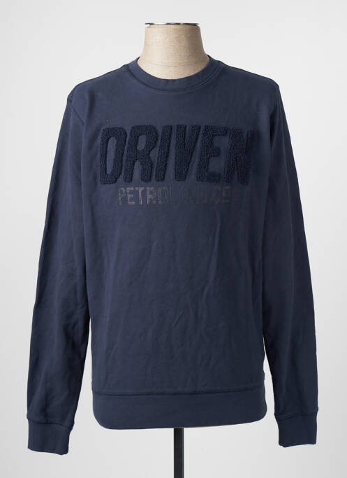 Sweat-shirt bleu PETROL INDUSTRIES pour homme