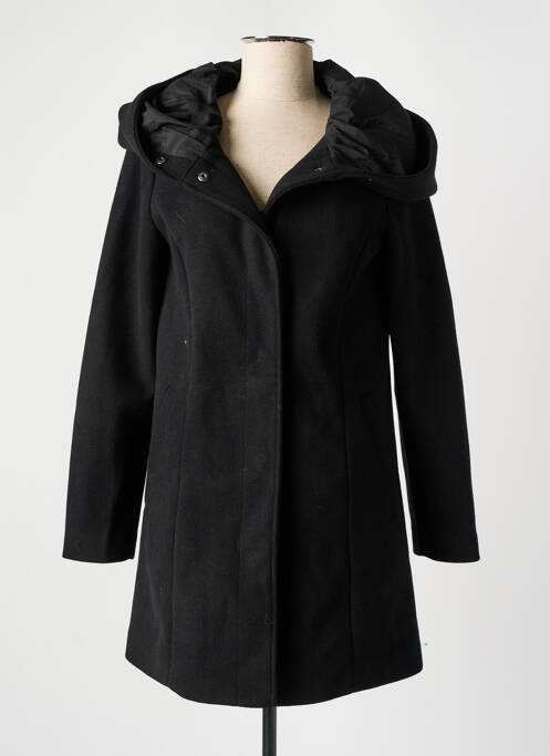 Manteau long noir VILA pour femme