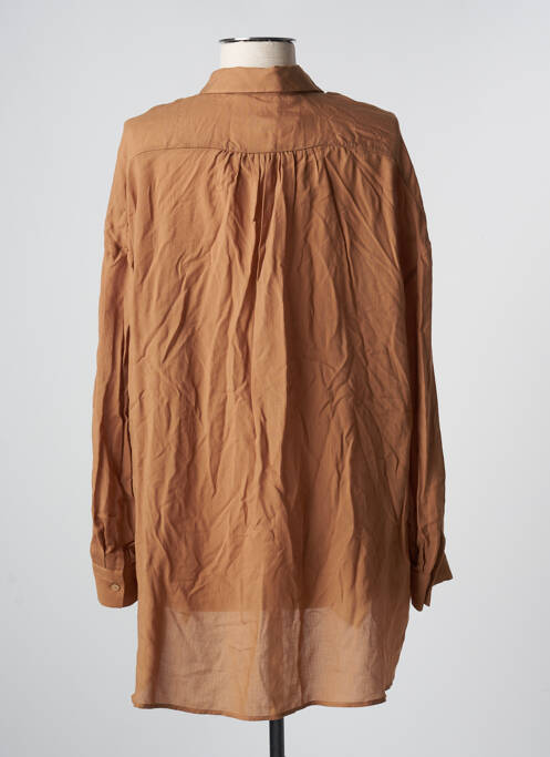 Blouse marron MANGO pour femme