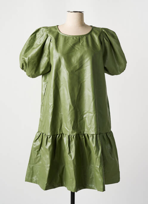 Robe mi-longue vert ONLY pour femme