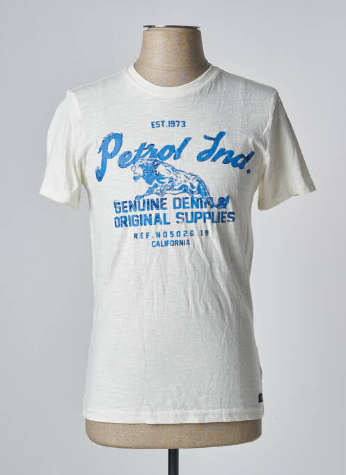 T-shirt blanc PETROL INDUSTRIES pour homme