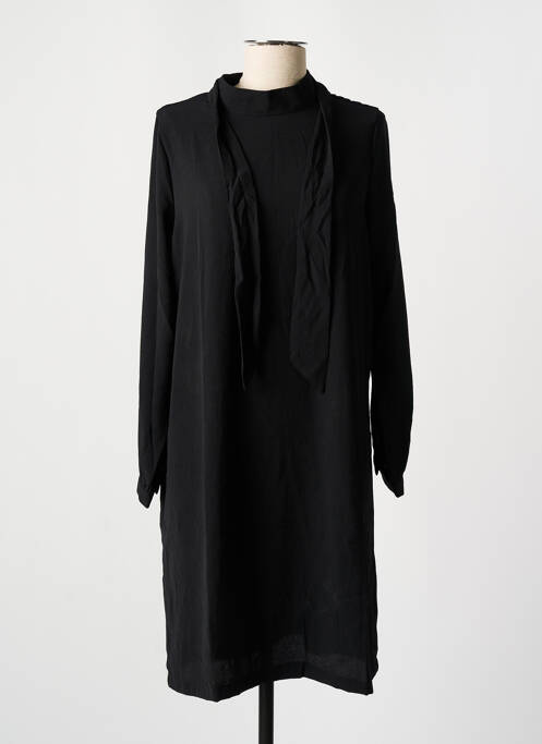 Robe mi-longue noir ZABAIONE pour femme