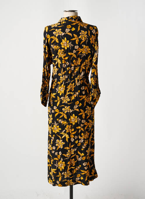 Robe mi-longue jaune VERO MODA pour femme