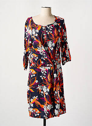 Robe mi-longue bleu FRANSA femme