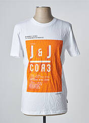 T-shirt blanc JACK & JONES pour homme seconde vue